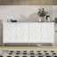 Armoire décorative, buffet Buffet, crédence sculptée avec 4 portes-1420789428
