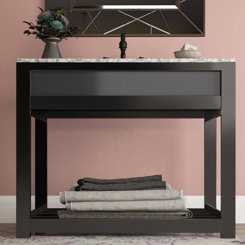 Base de lavabo console Kingston Brass, Laiton brossé