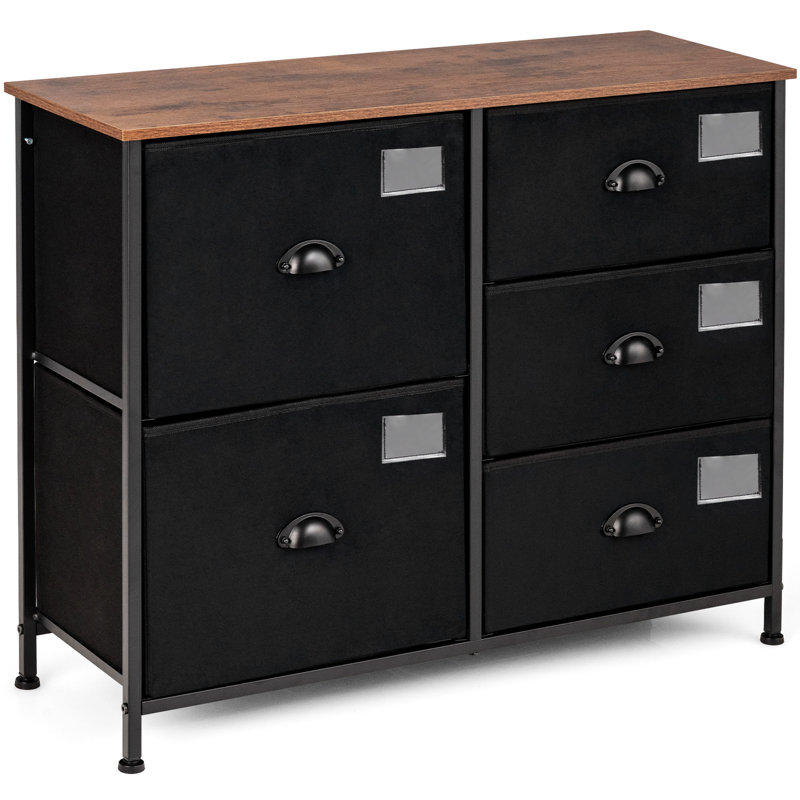 Commode combinée 5 tiroirs l 32 po