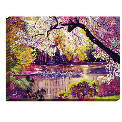 " Central Park Spring Pond " by David Lloyd Glover