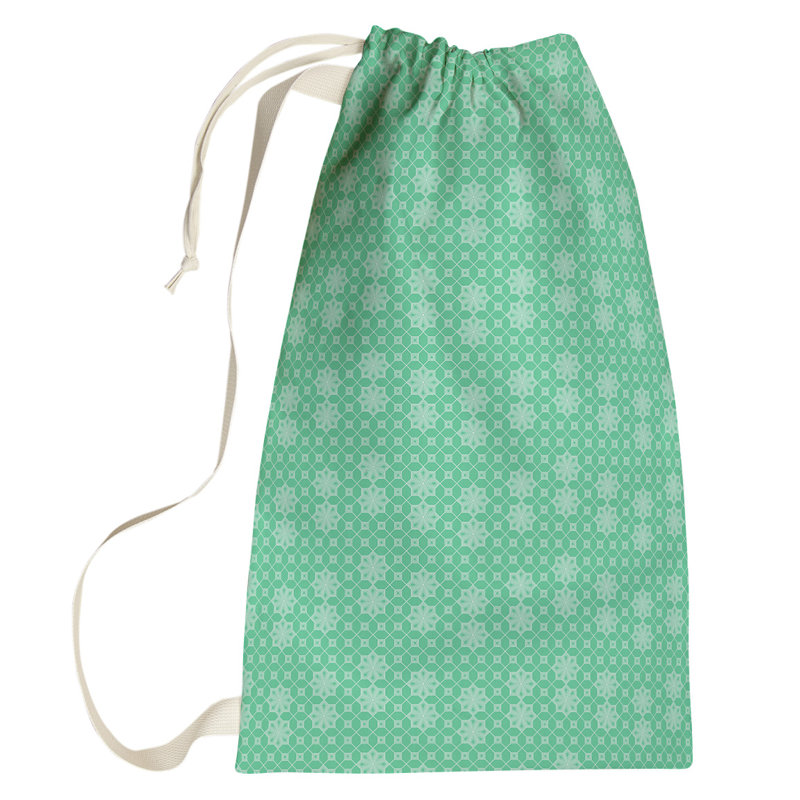Sac à linge en treillis, Petit (H 64 po x l 20 po x P 1,5 po), Vert