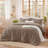 Bedsure Tufted Boho King Comforter Set – 3-Piece Light Brown Shabby Bedding，Farmhouse Jacquard Bed Set with Embroidery, All-Season Softness for Cozy Bedrooms & Boho-Chic Gifts-105490890-110437406