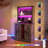 Burkell 64.9" Wine Bar with LED Light and Burkell Adjustable Shelves-1344423403
