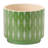 Geometric Patterned Dolomite Planter (Set of 2)
