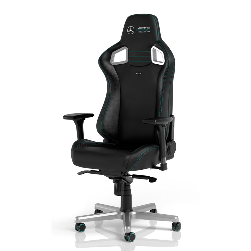 Noblechairs Adjustable Reclining Ergonomic Swiveling PC & Racing Game Chair in Black
