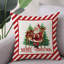  Housse de coussin en lin imprimé