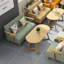 Banc rembourré en similicuir Simple Casual