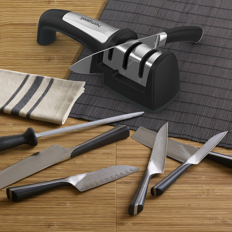 Home Basics Stainless Steel Knife Sharpener $2.00 EACH, CASE PACK OF 24