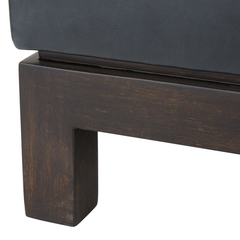 Edmond Chaise Ink Leather