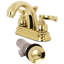 Robinet de salle de bain central à avec ensemble de drain bain