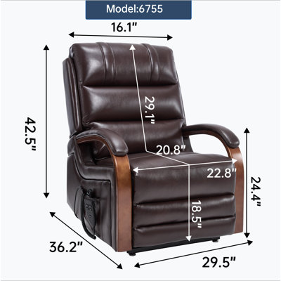 Fauteuil inclinable Power Leatheraire Lift