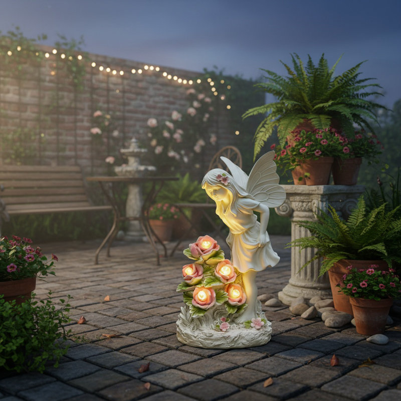 Angels & Cherubs Weather Resistant Resin Garden Statue