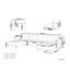 Delguidice 5 Seater Sofa Bed
