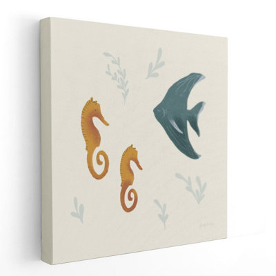 «Ocean Life Seahores», reproduction d'art sur toile