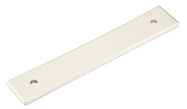 Metal Pull Backplate, Polished Nickel Lifetime