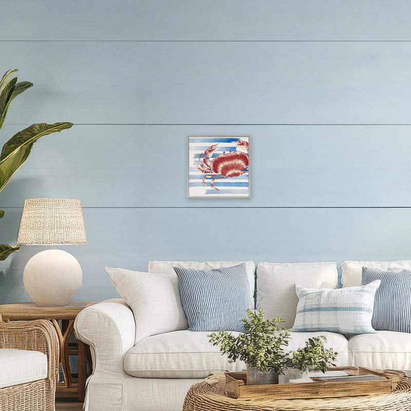 Giclée rayée à griffes, design par Eli Jones, Estampe numérique Farmhouse, H 12 po x l 12 po