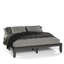 Base de lit plateforme en bois massif Swansea de 14 po de hauteur avec support à lattes-767582323-767582318