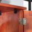 Armoire de rangement haute 72,4 "avec 8 portes et 4 tablettes