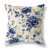 Bleu / floral argenté sélectionné