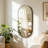Oval Metal Wall Mirror-24577864