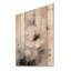 Simoneaux - Art mural floral sur bois de pin naturel-109495057