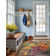 Corlenzo Abstract Orange/Pink/Blue/Yellow Area Rug
