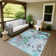 Machine Washable Indoor/Outdoor Jenning ACN2264 Floral Rug