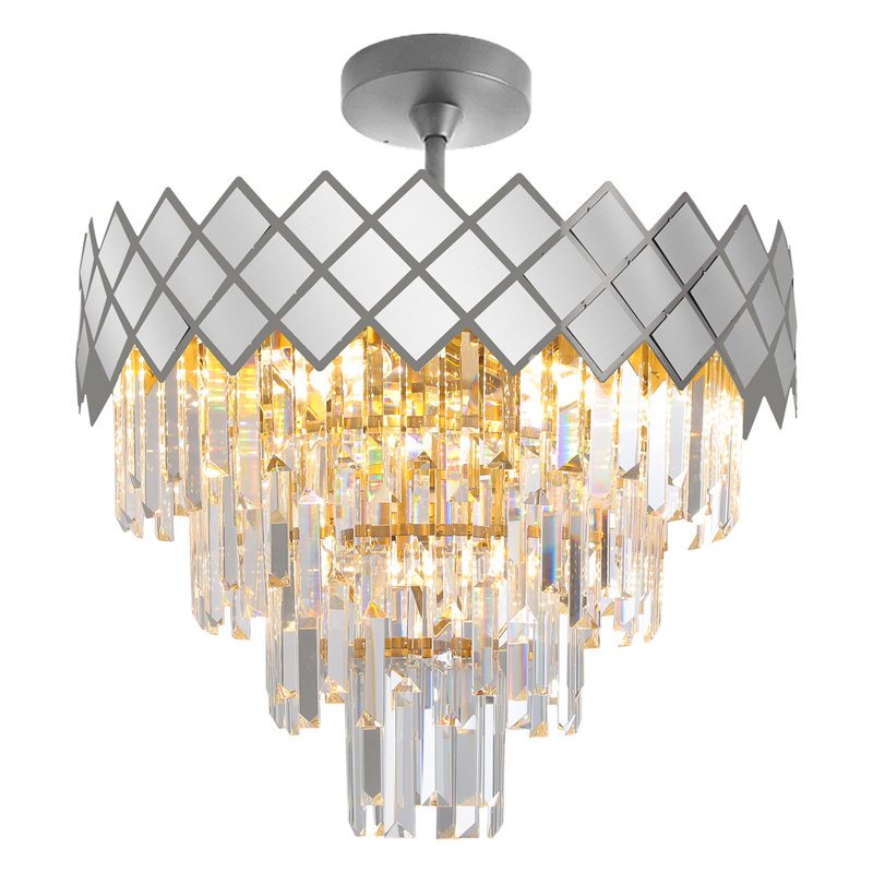 Carisma Glass Semi Flush Mount