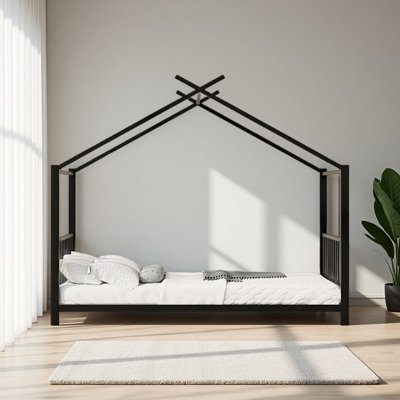 Lit plateforme simple en métal