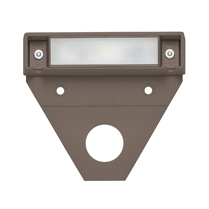 Nuvi 12V Small LED Outdoor Deck Sconce in Vinyl Alloy - 10 Pack, Bronze