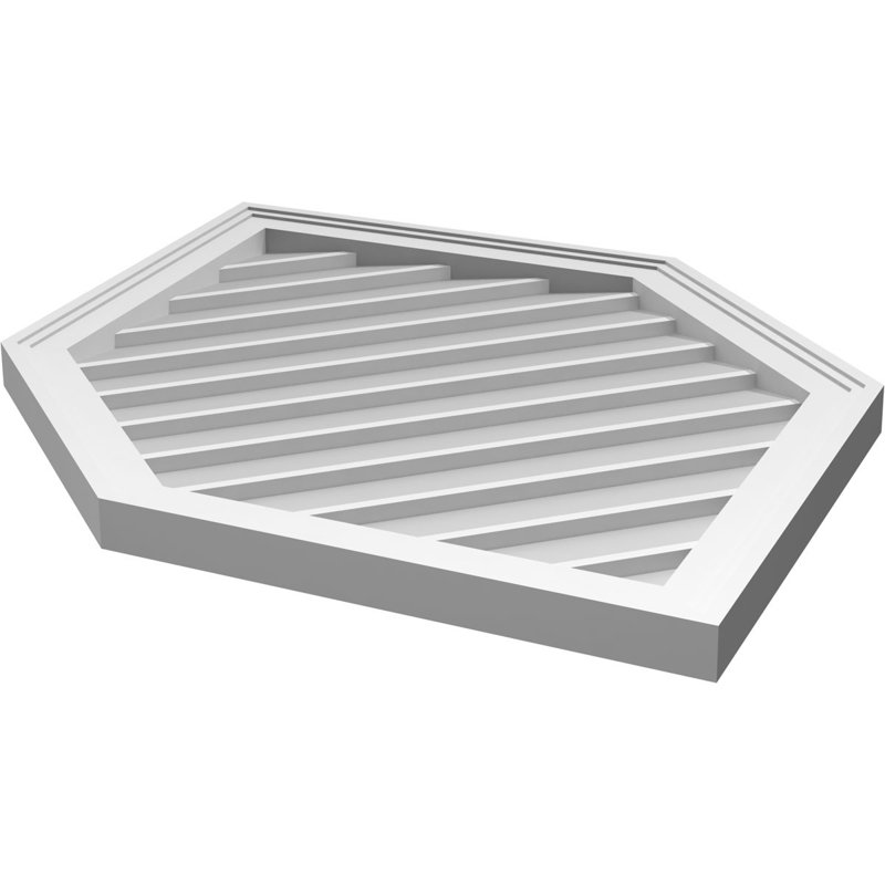 Ventilé vertical à pignon vertical 13/12 po, H 1,5 po x l 24 po x L 40 po
