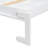 Queen Size White Space - Saving Bed, Louvered Style Storage, Pine Wood