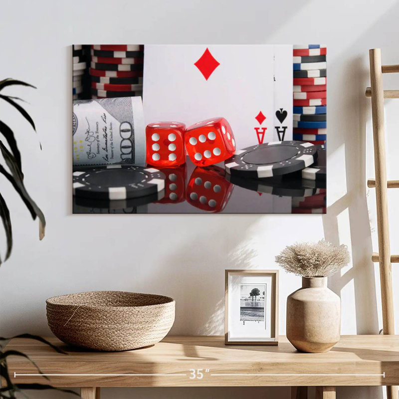 Senne Gambling Set, 16" H x 24" W