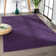 Athaniel Solid Colour Machine Woven Polypropylene Area Rug in Purple