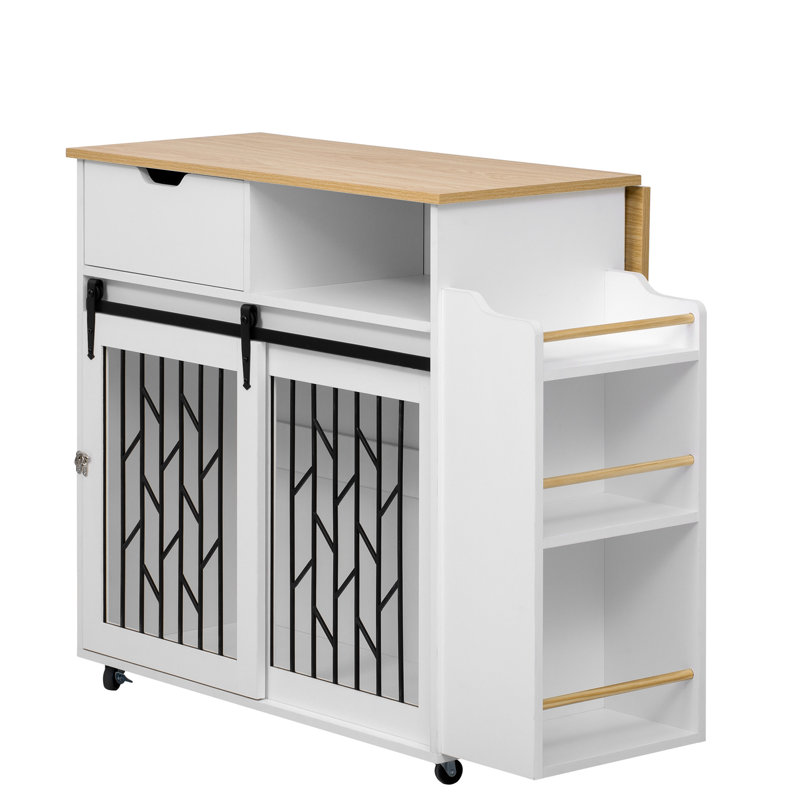 Table de bout pour îlot de cuisine moderne et fonctionnel