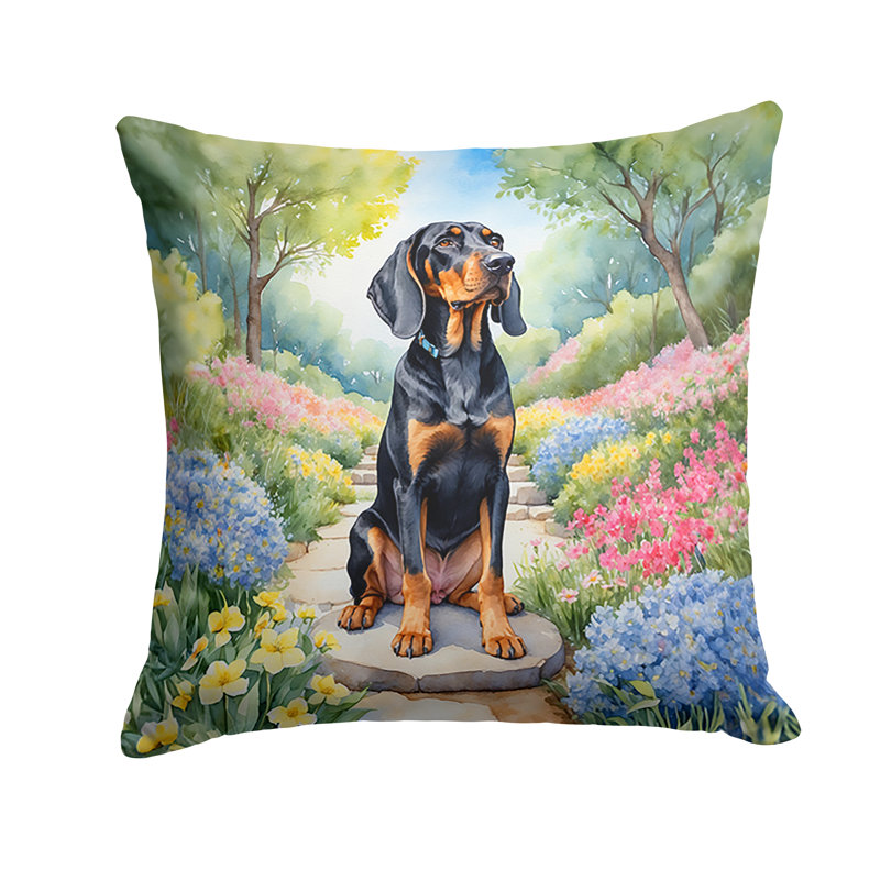 Coussin décoratif intérieur / extérieur Spring Path, H 18 po x l 18 po