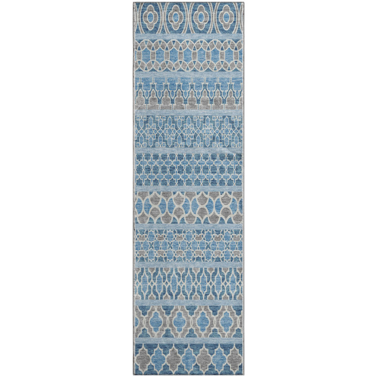 Premium Machine Washable Prisco Sky Rug