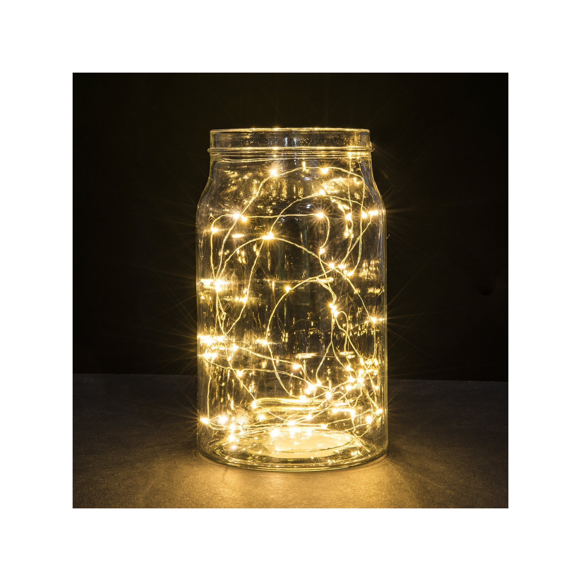 384'' LED String Lights, Warm White, 20