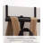 Yamazaki Home Kids' Backpack Over The Door Hanger, Two-Tiered Bookbag Metal Storage Rack-81722625