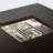 Square fire pit table with Stainless steel lid