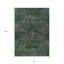 Tapis extérieur lavable à motif géométrique vert émeraude 8 pi x 10 pi