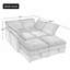 6-Piece Modular Sofa Bed With Storage-1338392442