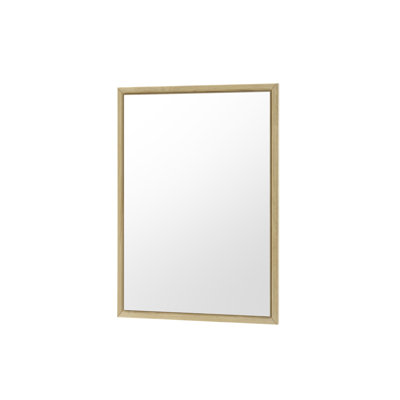 Skyline Wood Flat Wall Mirror