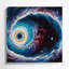 Art mural sur toile mauve Space Helix-971388726