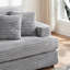 Canapé en velours 3 places avec 4 coussins décoratifs Corduroy-102079714-116190549