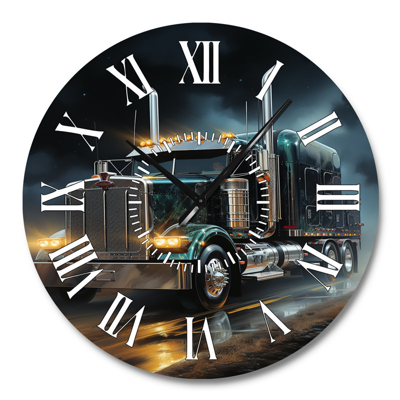 Horloge murale Semi Truck, Grand
