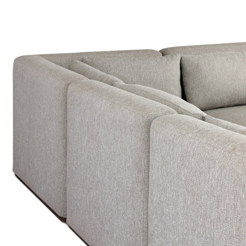 Adler Outdoor 5 - Seat Patio Sectional, Right Hand Facing