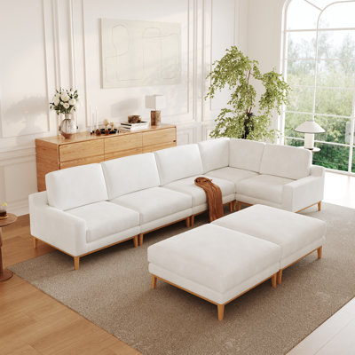 Bourbeau Upholstered Sectional Reversible
