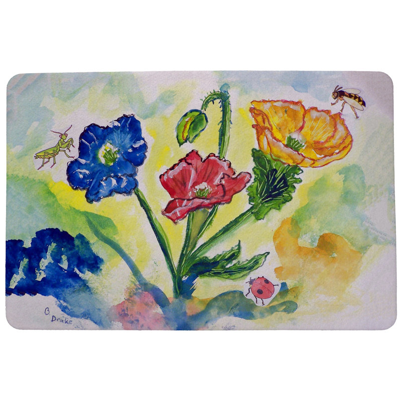 Donnel Non-Slip Indoor Doormat, Rectangle 1'6" x 2'2"