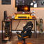 Thielsen 48" L Shaped Computer Desk with Power Outlet, LED Gaming or Work Desk with Monitor Stand-570837826